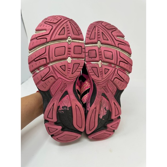 ASICS Gel Noosa Tri 9 C401Q Women's 8.5 Pink Neon and Black Running Shoe - Picture 6 of 7